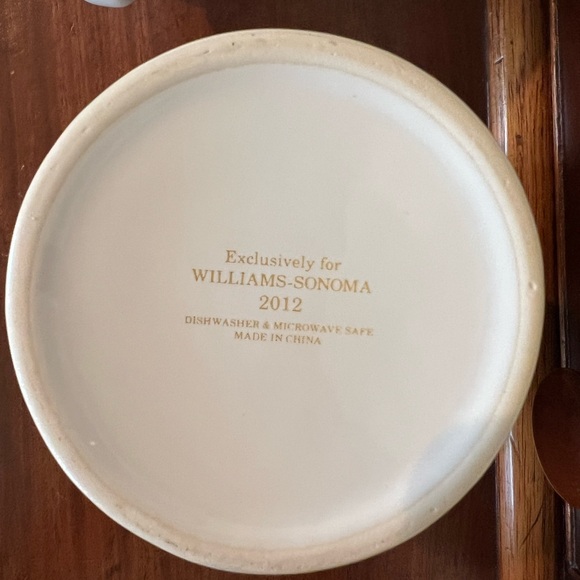 Rare Find:  William Sonoma Vintage 2012 Gold “W” Monogrammed Mugs. - Picture 6 of 6